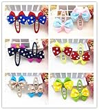 ヘアクリップ 　ベビーヘアクリップ　ヘアアクセサリー カラフル 12枚セット ヘアピン　前髪クリップ　髪留め　髪飾り　 可愛い　キュート 王冠　シンプルリボン　ベビー 　お宮参り　誕生日飾り　プレゼン