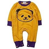 【秋冬春対応】 GARACH(ギャラッチ)裏毛PANDA Ptカバーオール 60cm /Ma NO.AH-1634313