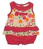 Absorba Girls Print Sleeveless Onesie カラー: ピンク