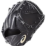 asics(アシックス)  野球 軟式 グローブ ゴールドステージ スピードアクセル 投手 BGRFLQ ブラック LH (右投げ用) メンズ