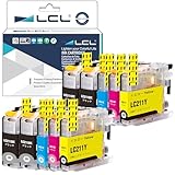 LCL Brother用 LC211 LC211BK LC211C LC211M LC211Y （10パック 4K/2C/2M/2Y） 互換インクカートリッジ 残量表示付き 対応機種：DCP-J562N/J963N/J567N/J762N/J567N/J767N/J962N/J963N-B/J963N-W/J968N-B/J968N-W MFC-J880N/J730DN/DWN/J737DN