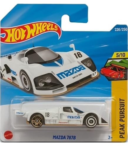 Amazon.co.jp: ホットウィール ブラック マツダ 787B 25/250 レトロ