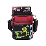 侍B EVA電工腰袋3段 27021 高儀 レッド