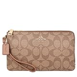 [コーチ] COACH 財布 (長財布 ポーチ) F16109 カーキ×サドル シグネチャー 長財布 レディース [アウトレット品] [並行輸入品]
