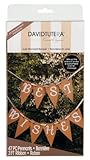 David Tutera Jute Pennant Banner Kit with Ribbon - 47 pieces by Darice [並行輸入品]