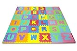 GGI INTERNATIONAL Kids Matney Foam Floor Alphabet & Number Puzzle Mat (36 Piece) [並行輸入品]