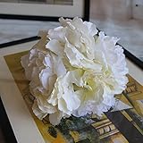 Auntwhale 人工牡丹の花花の花束を保持する偽のアジサイシルクパープルの花偽の花パーティーホームの結婚式のブライダルデコレーション