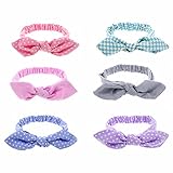 (アイム)iiniim　赤ちゃん　ヘアバンド　ヘッドバンド　ターバン　水玉　ベビー　キッズ　ヘアアクセサリー　髪飾り　出産祝い　内祝い　お宮参り　誕生日　6枚セット