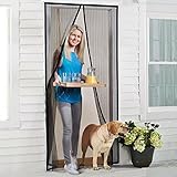 磁気スクリーンドア、新鮮な空気を保ち、アウトバグと画面でドア、頑丈補強メッシュドア画面、Fits up to 36 x 84-inch