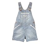 OshKosh B ' goshベビーGirls ' Hickoryプリントデニムshorttall US サイズ: 6 Months カラー: ブルー