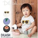 (ディラッシュ) DILASH半袖ワッペンロンパース/夏 80 ブルー
