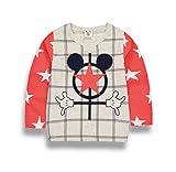 PANCY 子供服 春秋 長袖 Tシャツ トレーナー 丸い襟 キッズ 男の子 女の子 ベビー おしゃれ カジュアル ファッション 可愛い 動物 プリント 2色