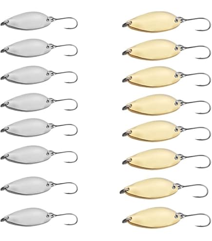 Amazon.co.jp: 24個セット トラウト スプーン カラー ルアー マス