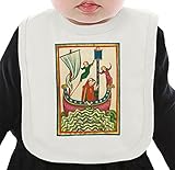 Manuscript illumination ネクタイを有する有機ビブ Medium