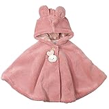 《H28年秋冬物》(日本製) Pample Mousse(パンプルムース) マイクロボアフリース裏付き動物マスコットマント 80cm~90cm/PK NO.DP-64109