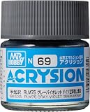 GSI クレオス(GSI Creos) アクリジョンカラー RLM75グレーバイオレット 光沢 10ml 模型用塗料 N69