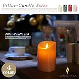 LEDキャンドル　ピラーキャンドルS LUMINARA 全4色 ピンク