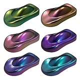 SURD カーバイク用 カメレオンペイントパウダー 10g パール入り 変色塗料 無臭 真珠光沢 顔料パウダー オートバイ用 カラーシフトペイント顔料