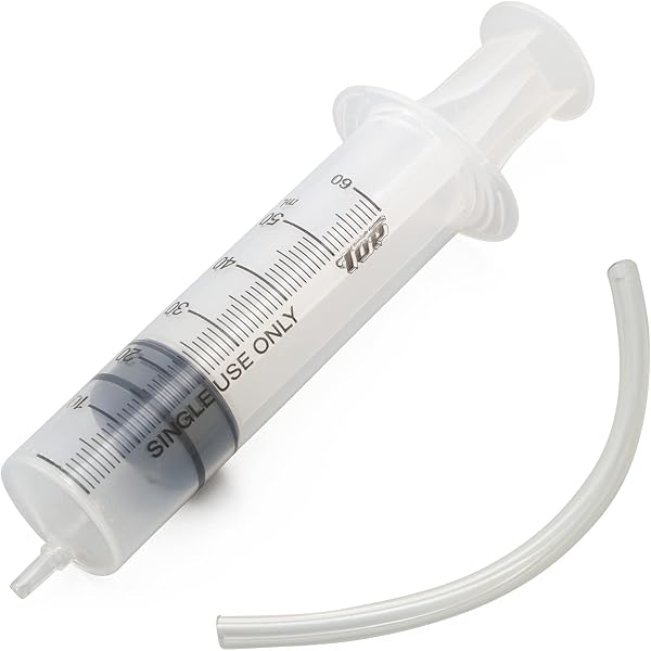 デイトナ(Daytona) バイク用 エア抜きポンプ ブレーキフルード交換 150mm 内径φ4 シリンジ 50ml 92812 - 1