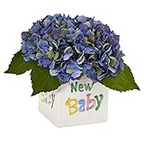 ほぼ自然1448-bl Hydrangea in New Babyセラミック
