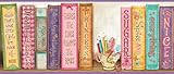 Chesapeake HAS01061B Vivi Purple Sugar and Spice Bookshelf Wallpaper Border by Chesapeake