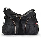 (スキップホップ) SKIP HOP マザーズバッグ ショルダー ヴァーサァ ブラック/ゴールド[210500]