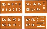 トップマ-キング 4枚組 (数字/記号3種) TOP-45 大平産業