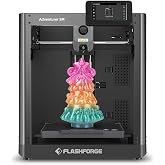 FLASHFORGE Adventurer 5M 3Dプリンター、完全自動レベリングFDM 3Dプリンター、最大600mm/sの高速印刷、迅速着脱280°Cノズル、振動補償、印刷サイズ220 * 220 * 220mm