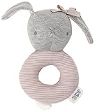 Mamas & Papas Welcome to the World Ring Rattleソフトおもちゃ、ピンク