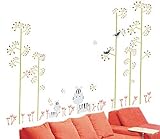 Pop Decors PT-0036-Vb Beautiful Wall Decal Zebra in The Jungle [並行輸入品]