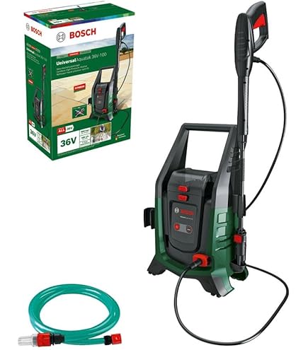 Bosch 06008A7F70 EasyAquatak 110 High Pressure Washer, Green