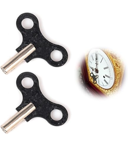 柱時計　ねじ巻き ゼンマイ 巻き鍵 置時計 柱時計 掛け時計 ぜんまい ネジ巻き時計 古