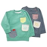 【アウトレット】 Bobson トレーナー(80～130cm) キムラタンの子供服 ネイビーブルー 100 ( 77175x77675-144 )