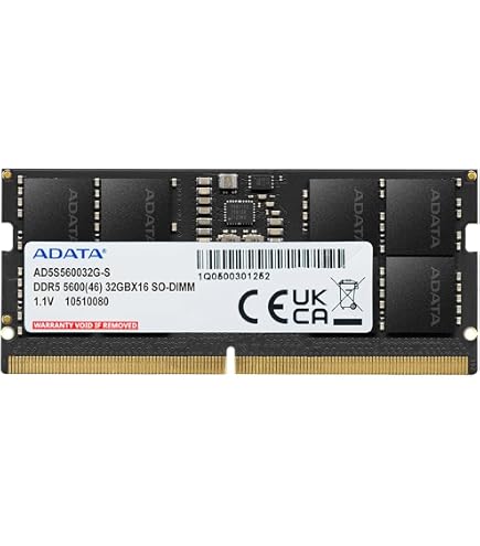 Amazon.co.jp: ADATA DDR5 5600 SO-DIMM メモリモジュール - 16GB 高