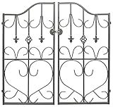 モダンエクステリアフェンス ハート用 ゲート 単品 ハンマートーン仕上げ IEF-MDGT90