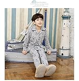 (チェリーレッド) CherryRed 子供 男の子 ファション パジャマ ルームウェア 部屋着 寝間着 上下2点セット 長袖 フリース 春秋向け リラックス 快適 気持ち良い ペンギン コットン 1