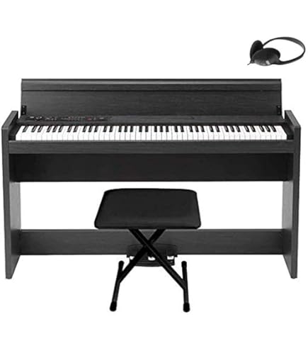 Amazon | KORG 電子ピアノ LP-380-BK U 88鍵 ブラック 高低自在椅子