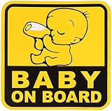 Baby on Boardスタイリングステッカー安全警告Baby in CarデカールステッカーforトラックSUV min van