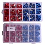 Electrical Terminals Teenitor 360 Pieces Electrical Terminal Assortment with Storage Box (Shipping b