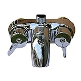 LASCO 08-1092 Old Style Hot and Cold with Short Diverter Spout and 3/8-Inch Female Pipe Thread for S