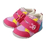 MIKIHOUSE HOTBISCUITS/ミキハウスホットビスケッツ メッシュ素材のスポーティ ファーストベビーシューズ １１．５cm,ピンク（08）