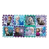 おもちゃ Disney ディズニー Frozen 8pc Interlocking Foam Floor Mat Hopscotch Activity Play Set [並行輸入品]
