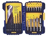 Irwin Industrial Tools 357020 Fastener Drive Tool and Drill Bit Set, 20-Piece [並行輸入品]