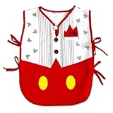 彌生 ディズニーマイクロファイバースリーパー(ホワイト×レッド)