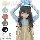 (ラポシェビスキュイ) La poche biscuitタートルネックリブTシャツ/ 秋 110 ブラック