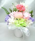 678【お供えの花】プリザーブドフラワー仏花風アレンジメント（1個）
