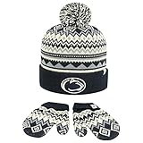 ニットPenn State University幼児用ビーニーとグローブセット