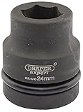 Draper Expert 1 "スクエアドライブhi-torq 6ポイントインパクトソケット 24Mm 425-MM