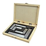 FaithfullエンジニアSquaresセット4pce ( 50、75、100、150 mm )