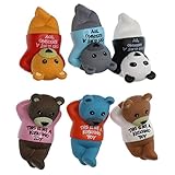 Baosity 6点セット　くま　可愛い　ミニチュア　ドールハウス　マイクロ景観置物　盆栽　DIY　インテリア　贈り物